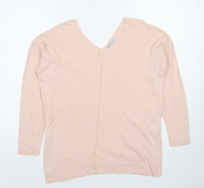 Womens UK Size M Encuentro Beige Pullover Jumper