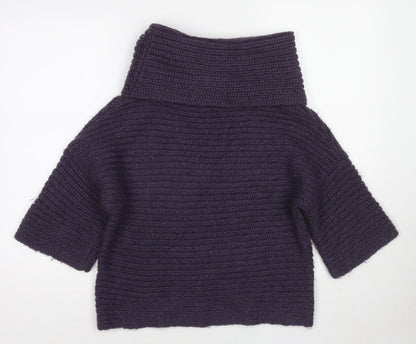 Womens UK Size 10 Marks and Spencer Purple Pullover Jumper