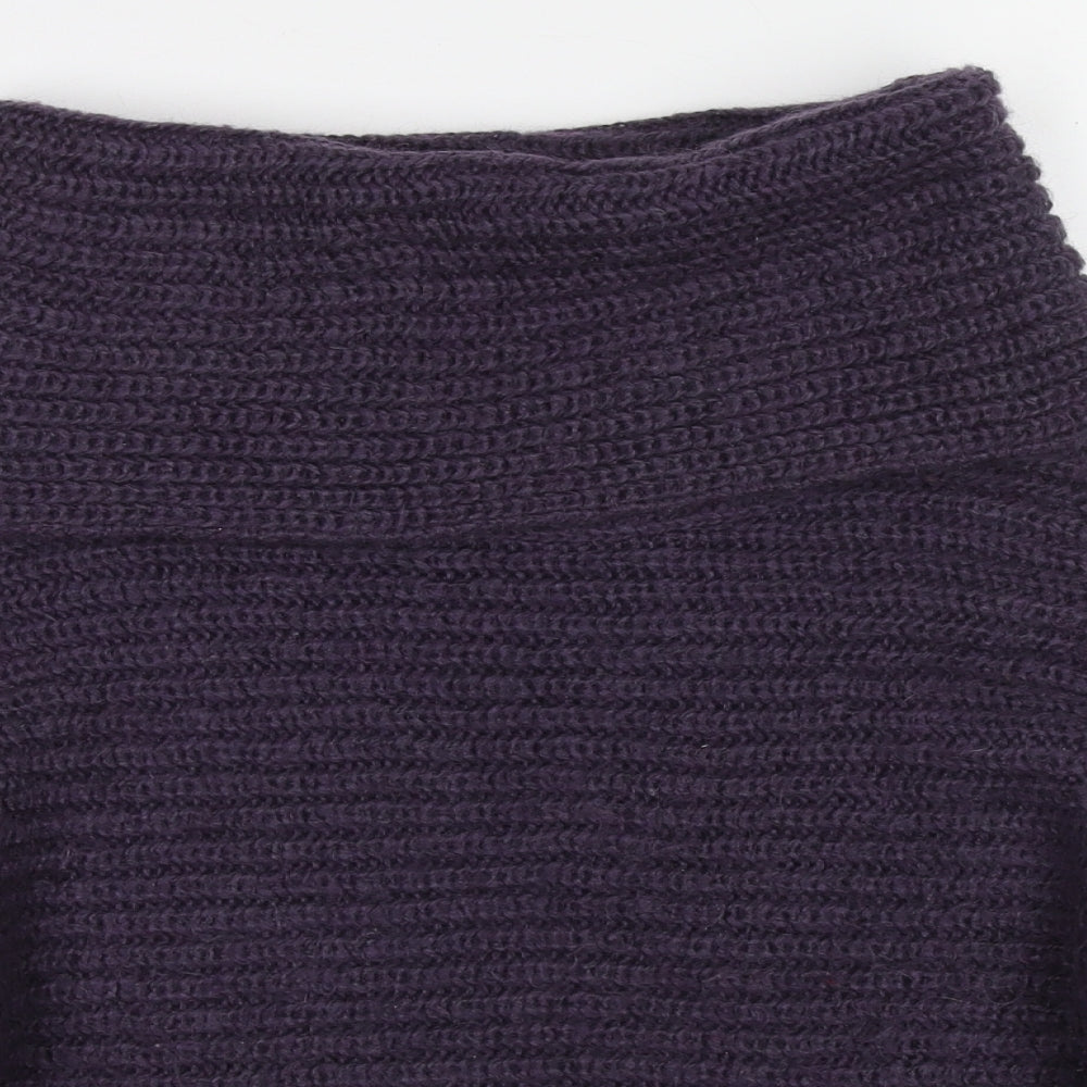Womens UK Size 10 Marks and Spencer Purple Pullover Jumper