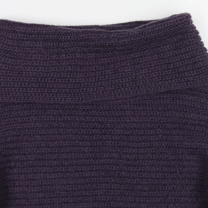 Womens UK Size 10 Marks and Spencer Purple Pullover Jumper