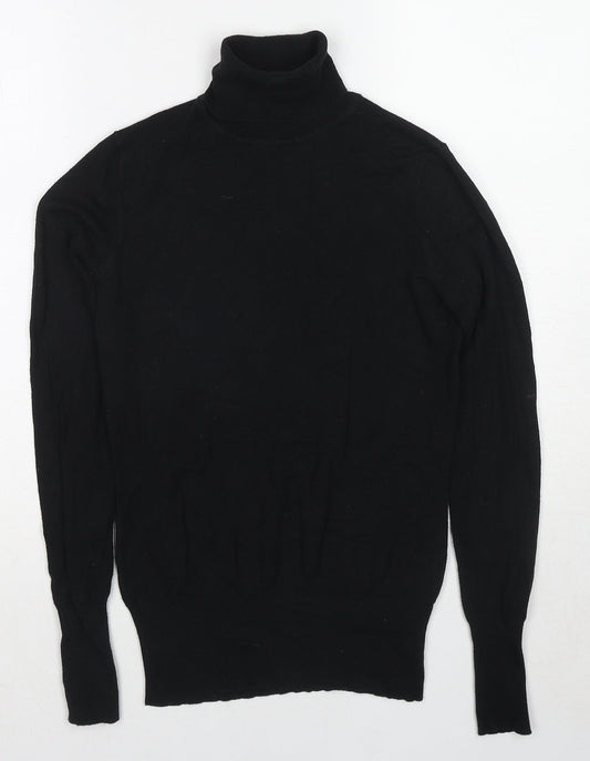Womens UK Size XS Oasis Black Pullover Jumper