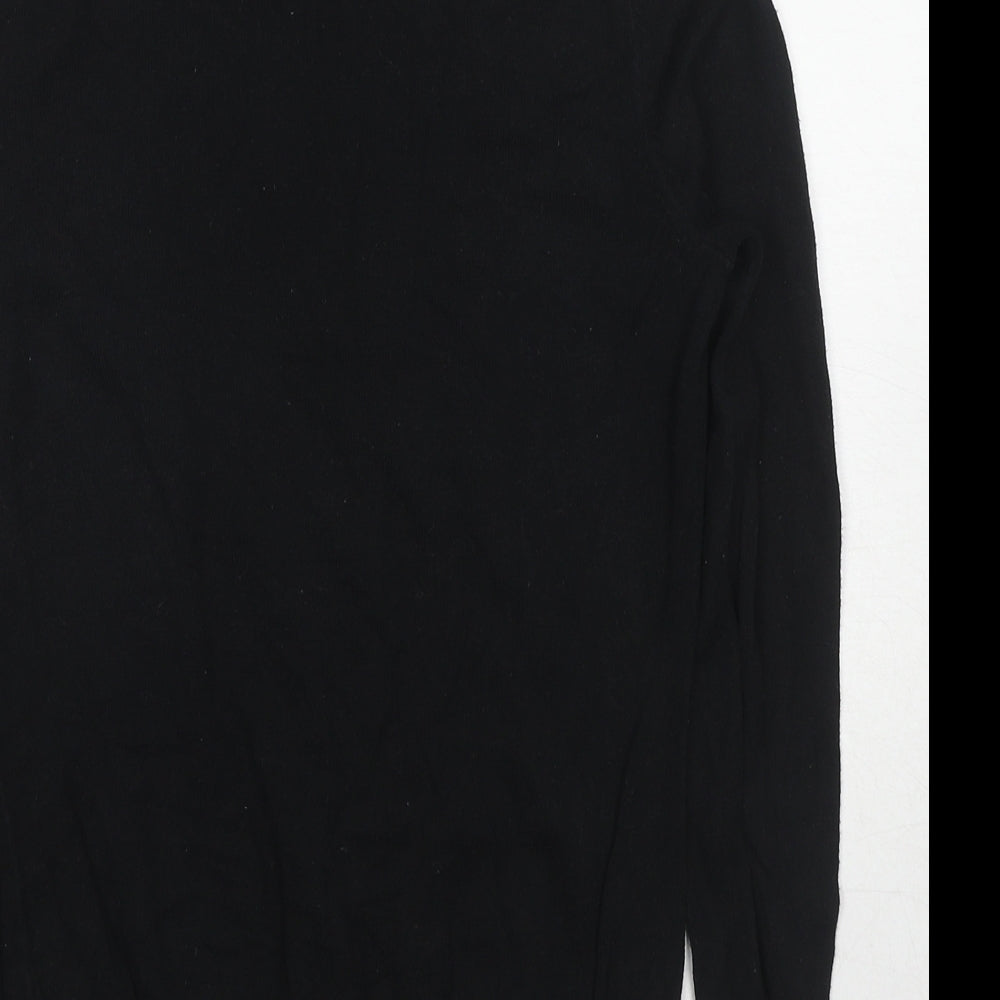 Womens UK Size XS Oasis Black Pullover Jumper