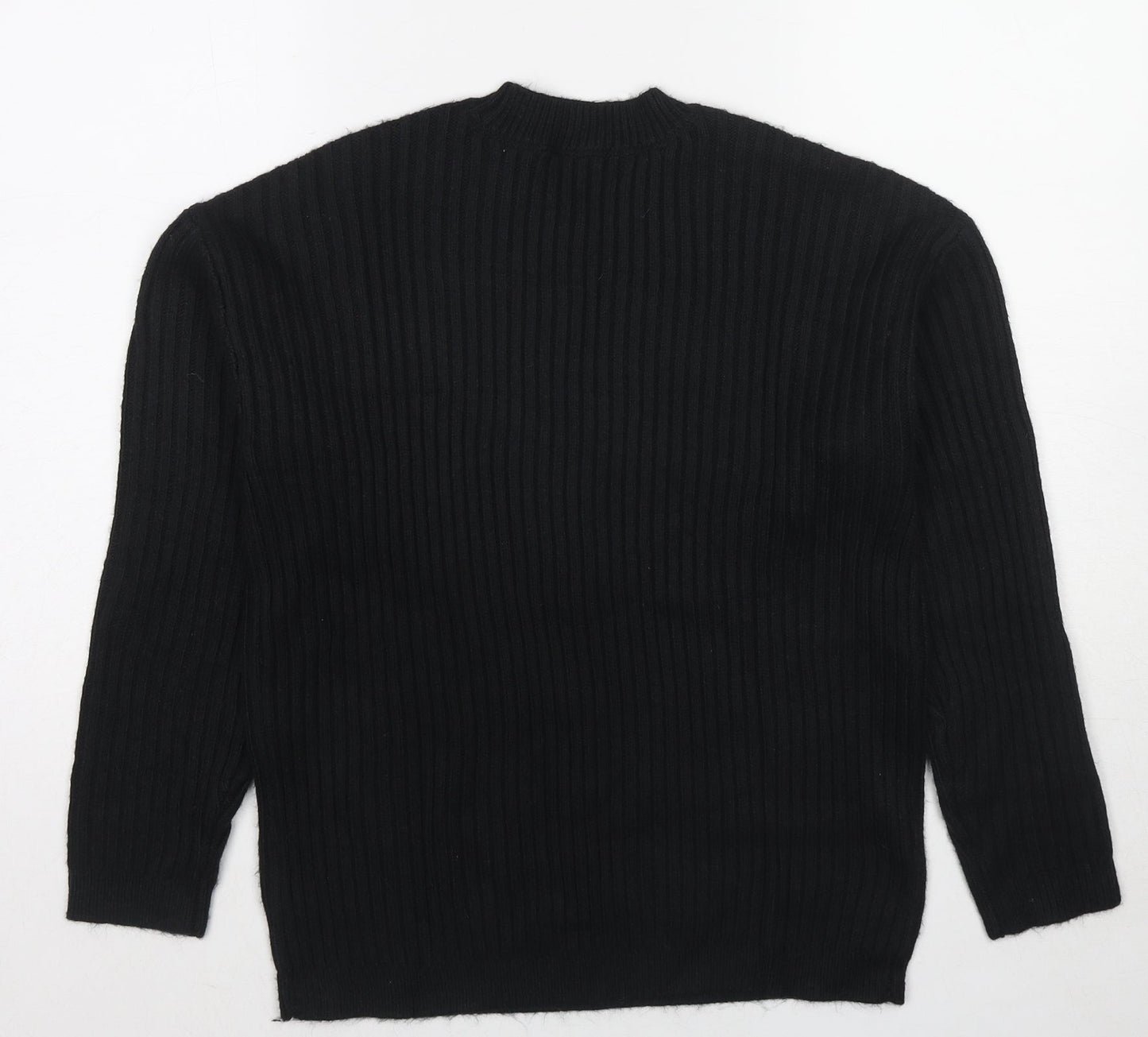 Womens UK Size S Marks and Spencer Black Pullover Jumper
