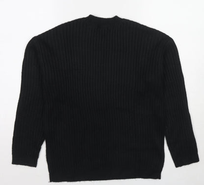 Womens UK Size S Marks and Spencer Black Pullover Jumper