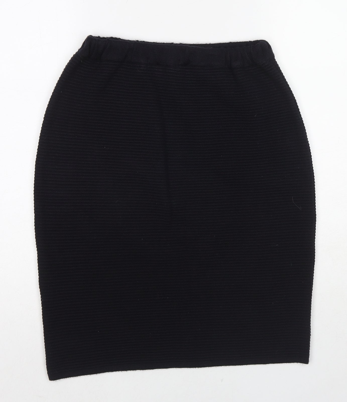 Giorgio Womens Black Acrylic Straight & Pencil Skirt Size M
