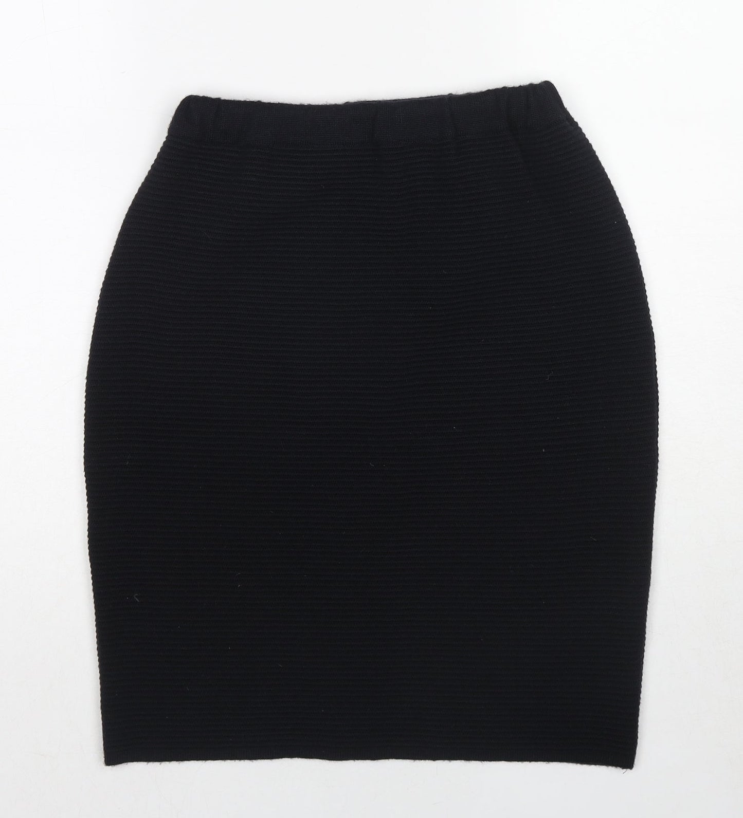 Giorgio Womens Black Acrylic Straight & Pencil Skirt Size M