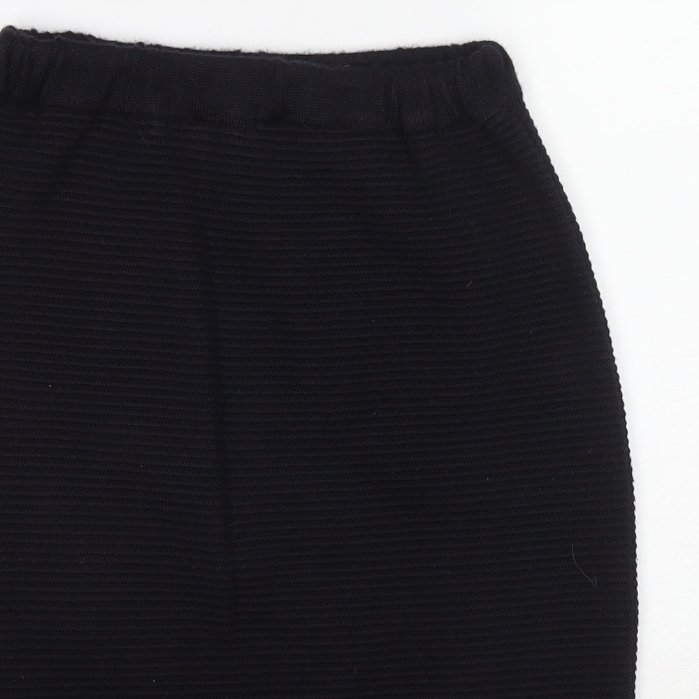 Giorgio Womens Black Acrylic Straight & Pencil Skirt Size M