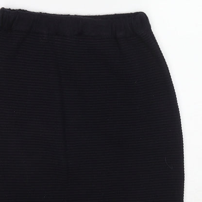 Giorgio Womens Black Acrylic Straight & Pencil Skirt Size M
