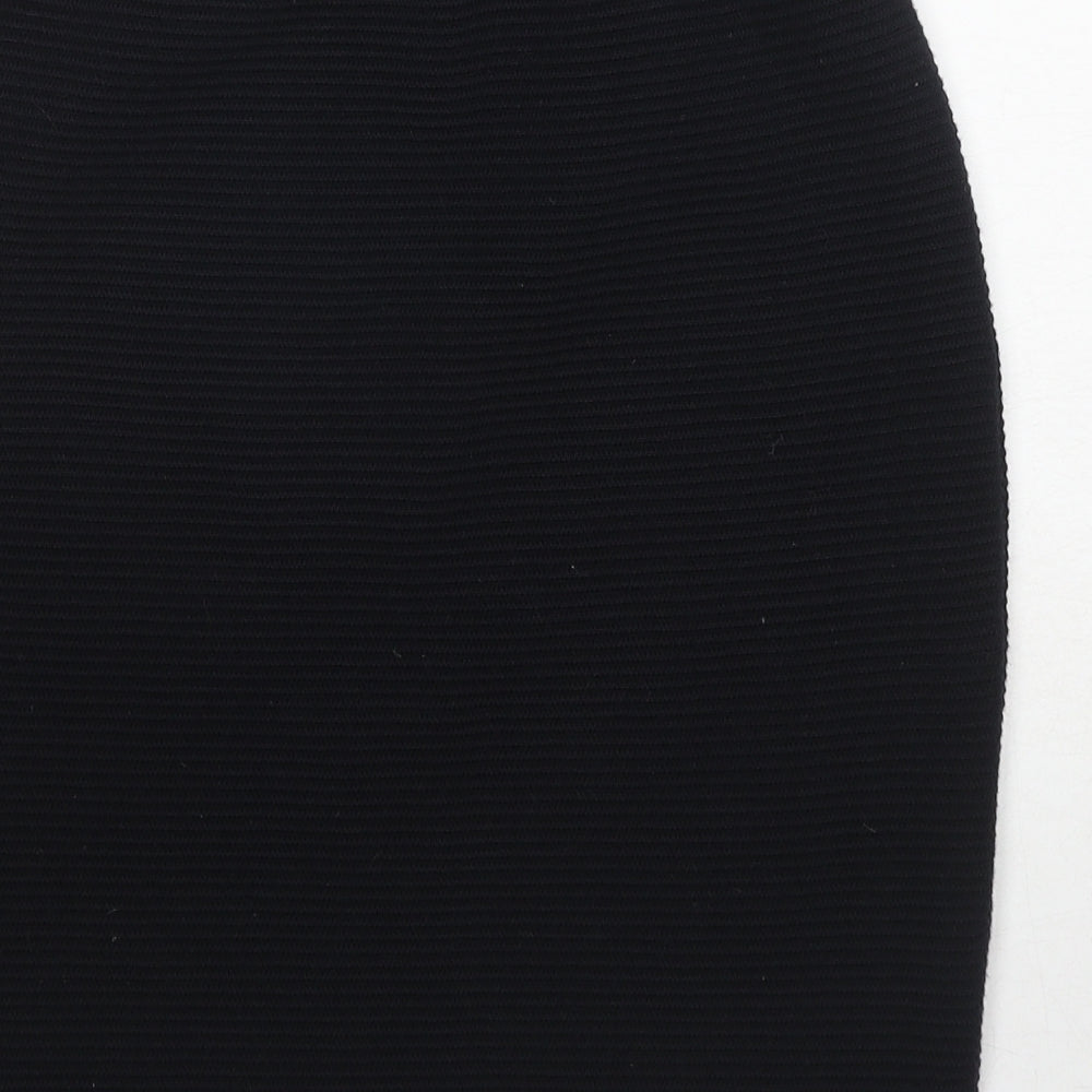 Giorgio Womens Black Acrylic Straight & Pencil Skirt Size M