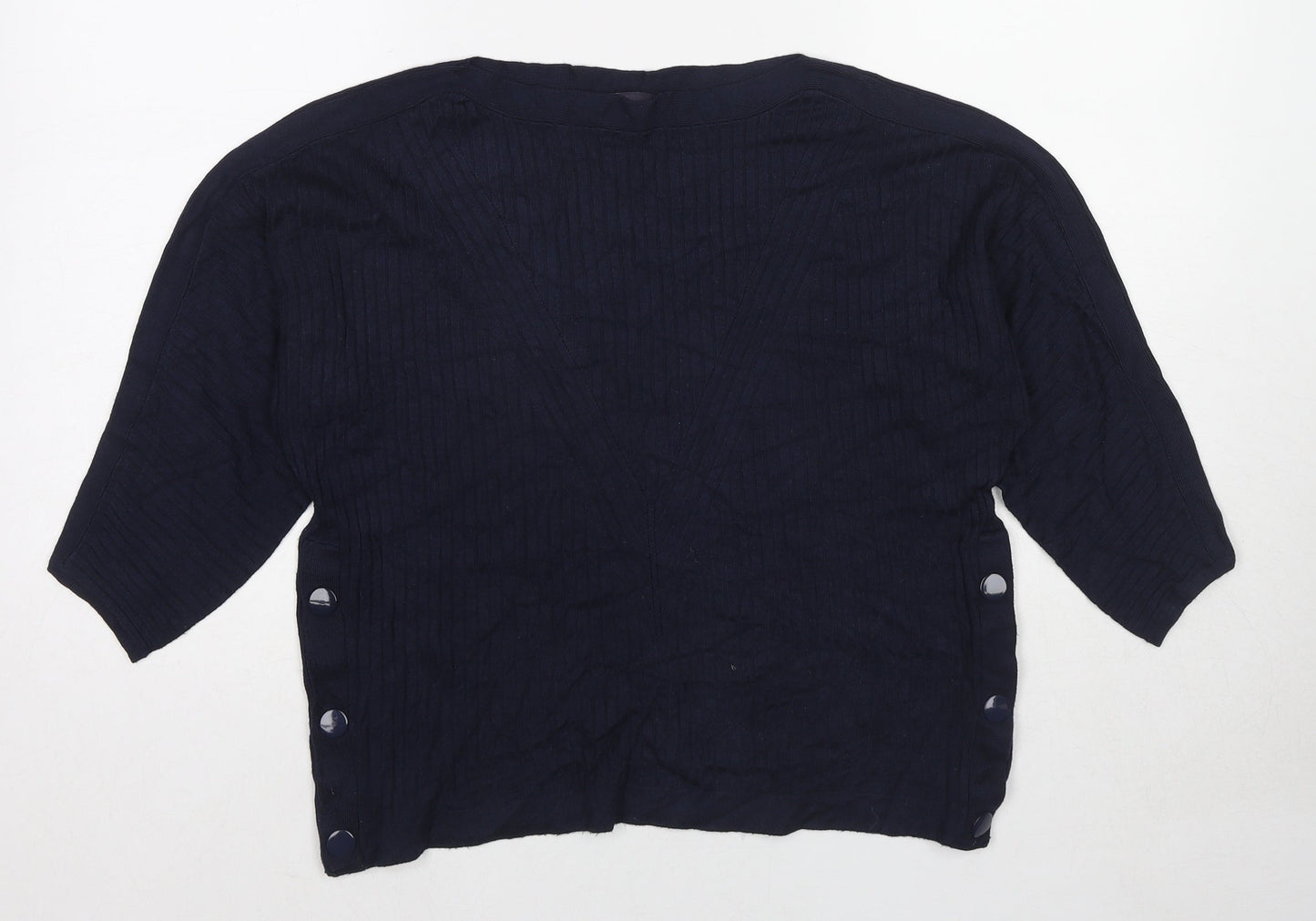 Womens UK Size M Marks and Spencer Blue Pullover Jumper