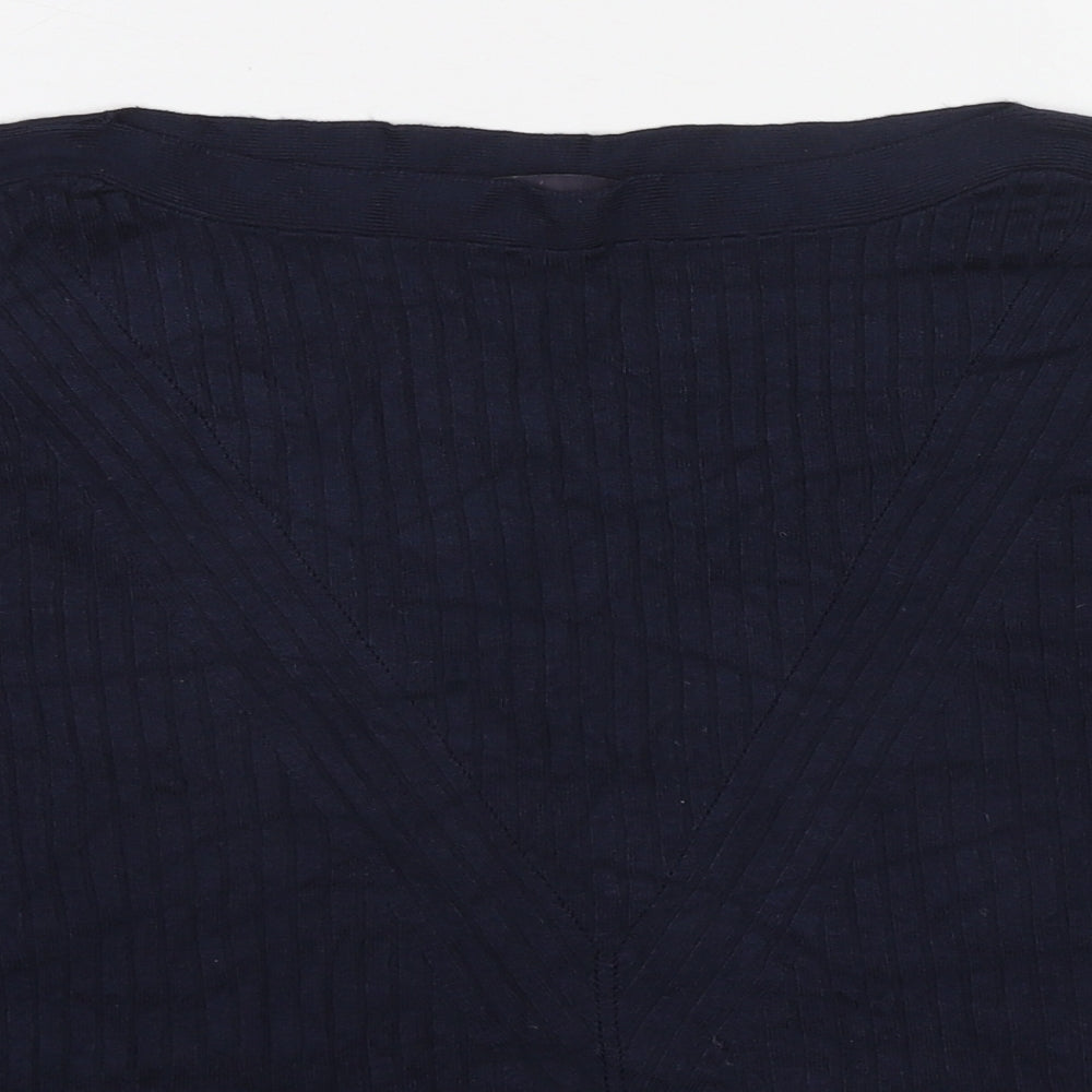Womens UK Size M Marks and Spencer Blue Pullover Jumper