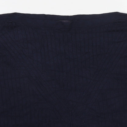 Womens UK Size M Marks and Spencer Blue Pullover Jumper