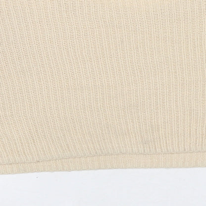 Womens UK Size S Missguided Beige Pullover Jumper