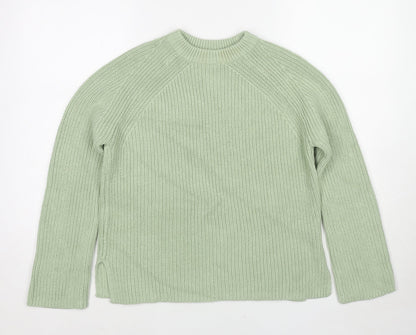 Womens UK Size S Marks and Spencer Green Pullover Jumper