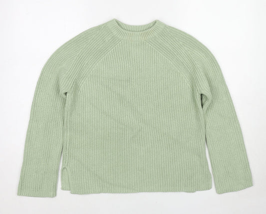 Womens UK Size S Marks and Spencer Green Pullover Jumper