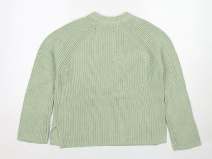 Womens UK Size S Marks and Spencer Green Pullover Jumper