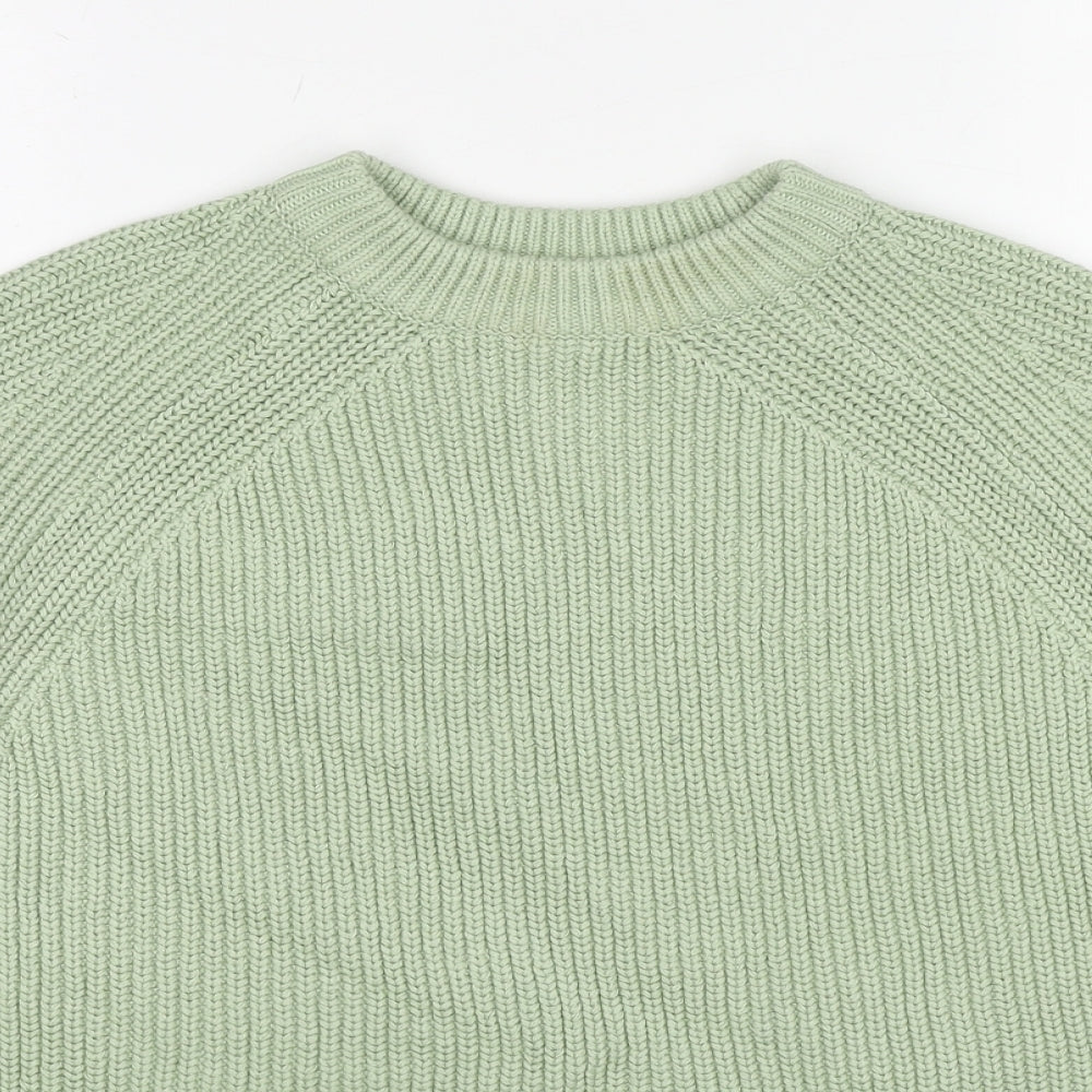 Womens UK Size S Marks and Spencer Green Pullover Jumper