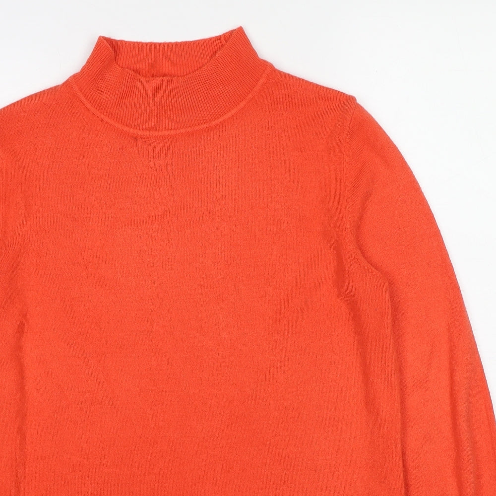 Womens UK Size M Marks and Spencer Red Pullover Jumper