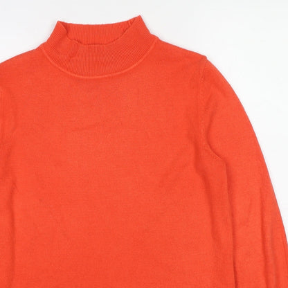 Womens UK Size M Marks and Spencer Red Pullover Jumper