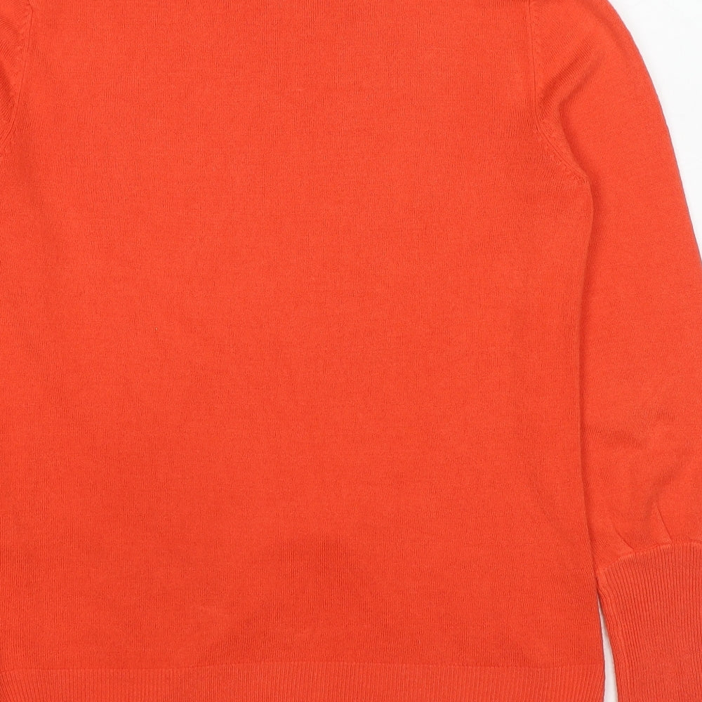 Womens UK Size M Marks and Spencer Red Pullover Jumper