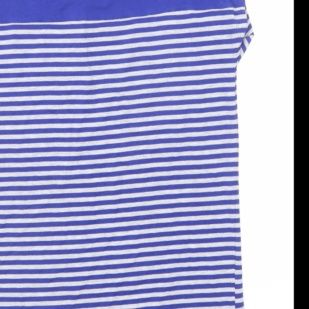 Womens UK Size 10 Seraphine Blue Basic T-Shirt