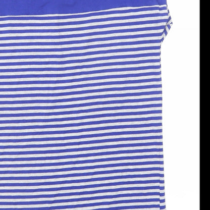 Womens UK Size 10 Seraphine Blue Basic T-Shirt