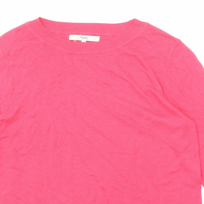 Womens UK Size 10 NEXT Pink Pullover Jumper
