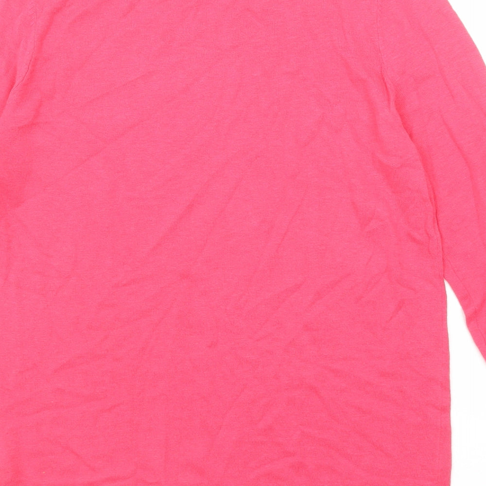 Womens UK Size 10 NEXT Pink Pullover Jumper