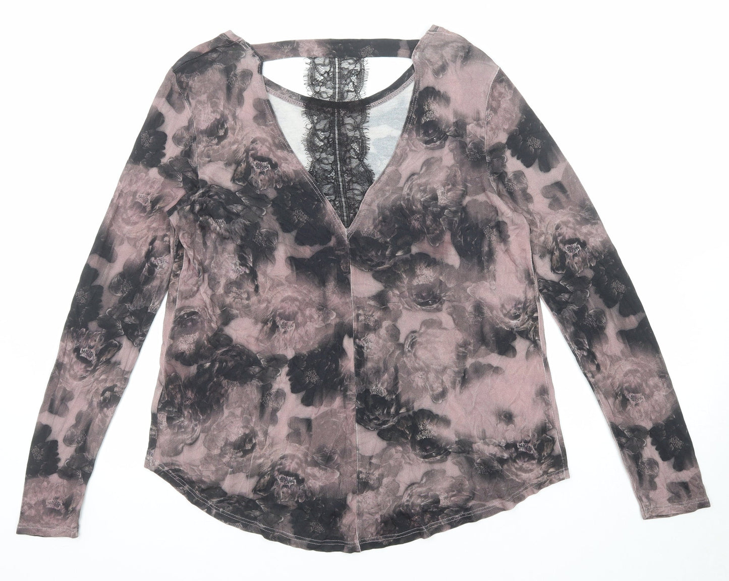 Womens UK Size 12 NEXT Purple Basic Blouse