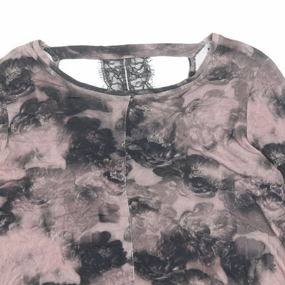 Womens UK Size 12 NEXT Purple Basic Blouse