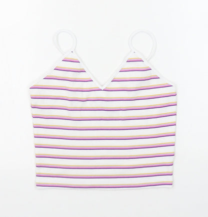 Womens UK Size S Monki Multicoloured Camisole Tank
