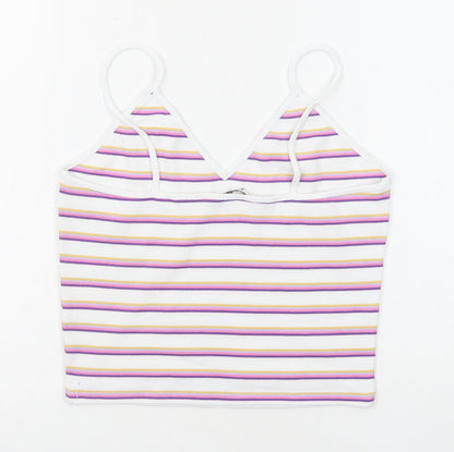 Womens UK Size S Monki Multicoloured Camisole Tank