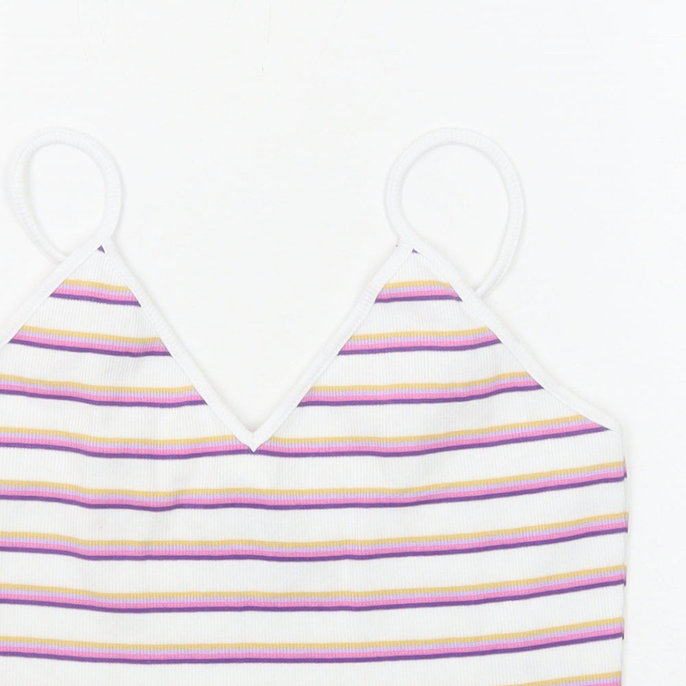 Womens UK Size S Monki Multicoloured Camisole Tank