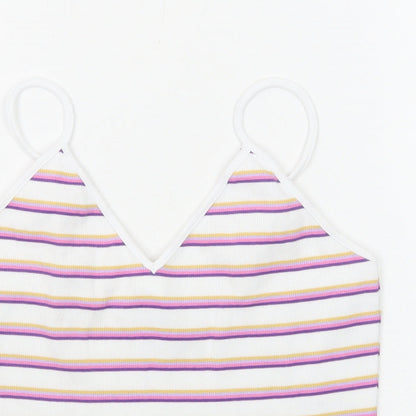 Womens UK Size S Monki Multicoloured Camisole Tank