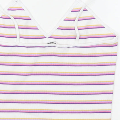 Womens UK Size S Monki Multicoloured Camisole Tank