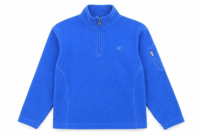 Starter Boys Blue Polyester Pullover Sweatshirt Size M Zip