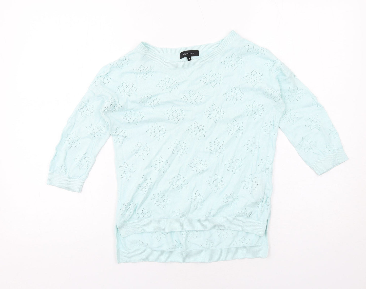 Womens UK Size 8 New Look Blue Pullover Jumper