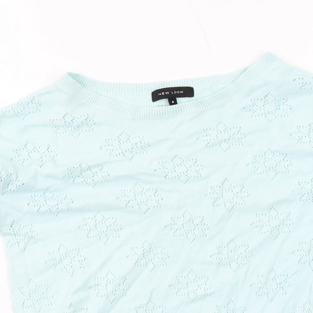 Womens UK Size 8 New Look Blue Pullover Jumper