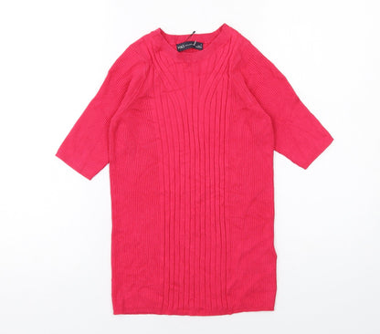 Womens UK Size S Marks and Spencer Pink Basic Blouse