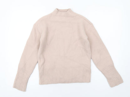 Womens UK Size XS Marks and Spencer Pink Pullover Jumper