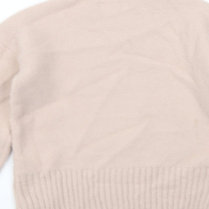Womens UK Size XS Marks and Spencer Pink Pullover Jumper