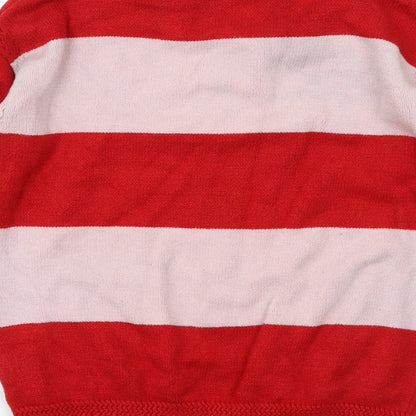Womens UK Size S NEXT Red Pullover Jumper