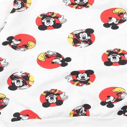 Womens UK Size S Disney White Pullover Sweatshirt