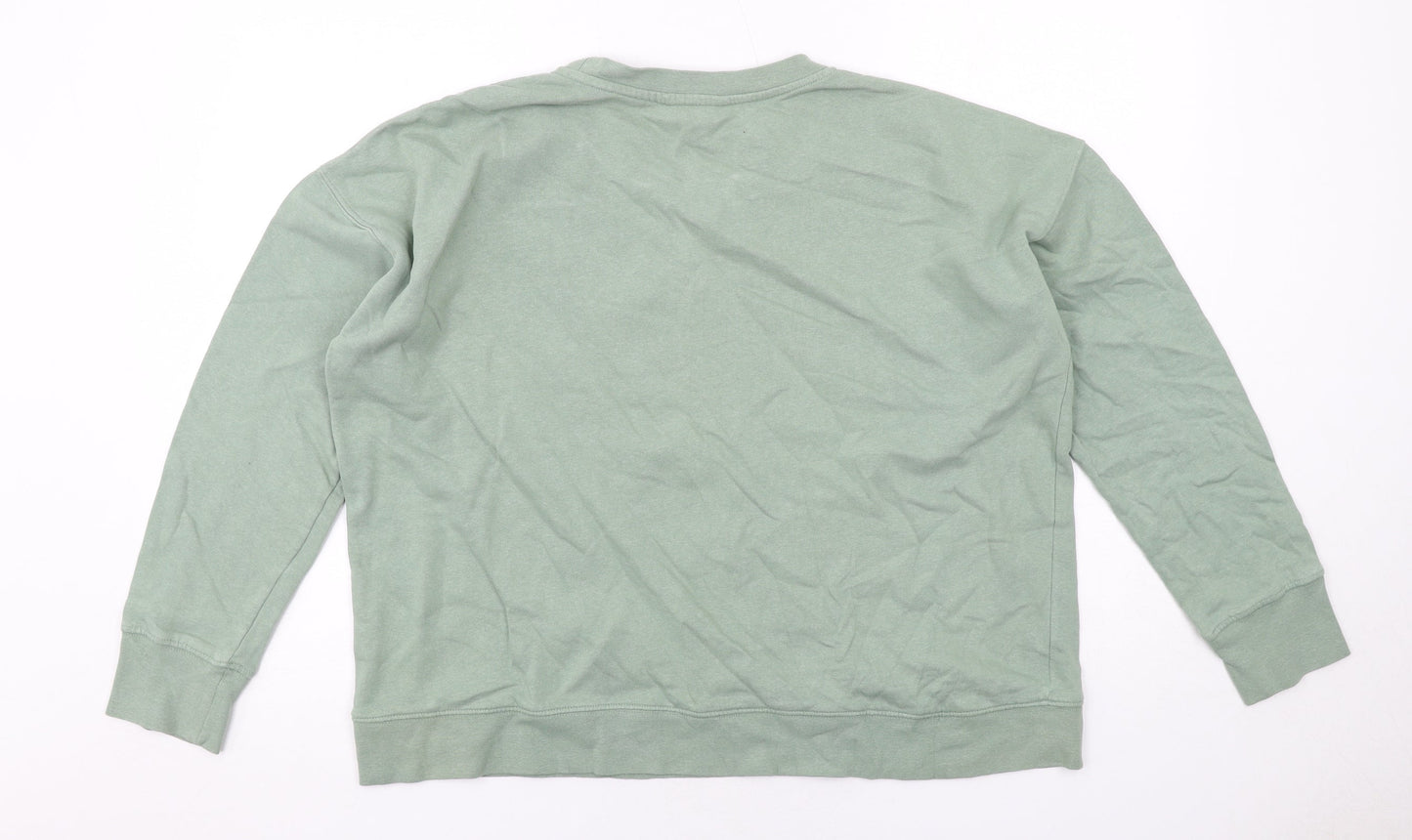 Womens UK Size L John Lewis Green Pullover Sweatshirt