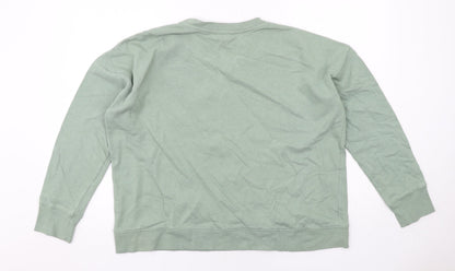 Womens UK Size L John Lewis Green Pullover Sweatshirt