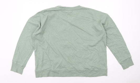 Womens UK Size L John Lewis Green Pullover Sweatshirt