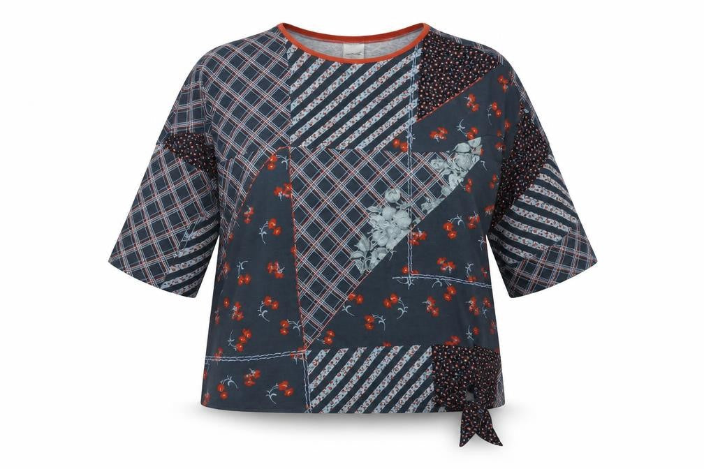 Womens UK Size M Taifun Grey Basic Blouse