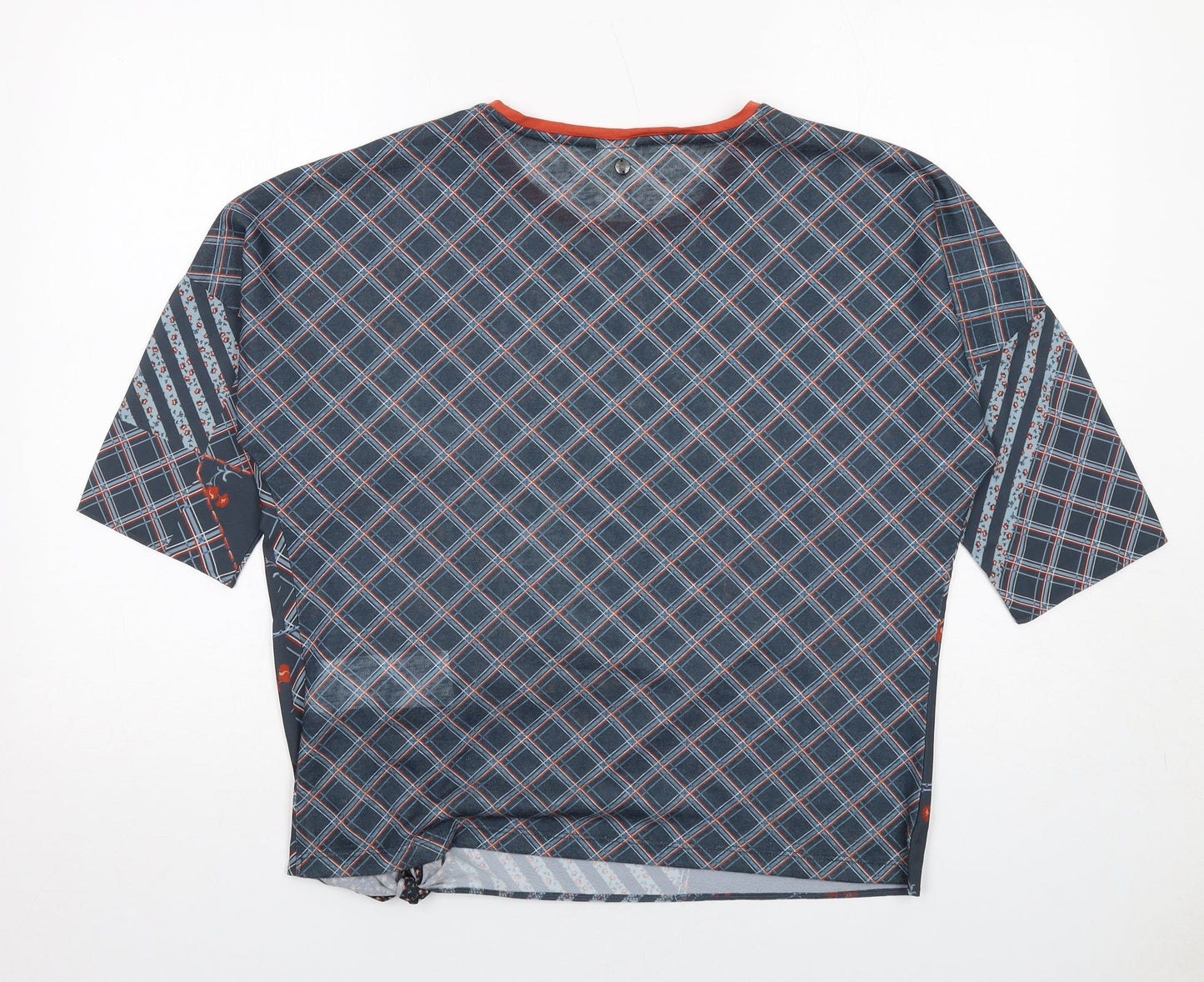 Womens UK Size M Taifun Grey Basic Blouse