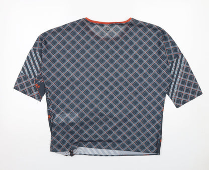 Womens UK Size M Taifun Grey Basic Blouse
