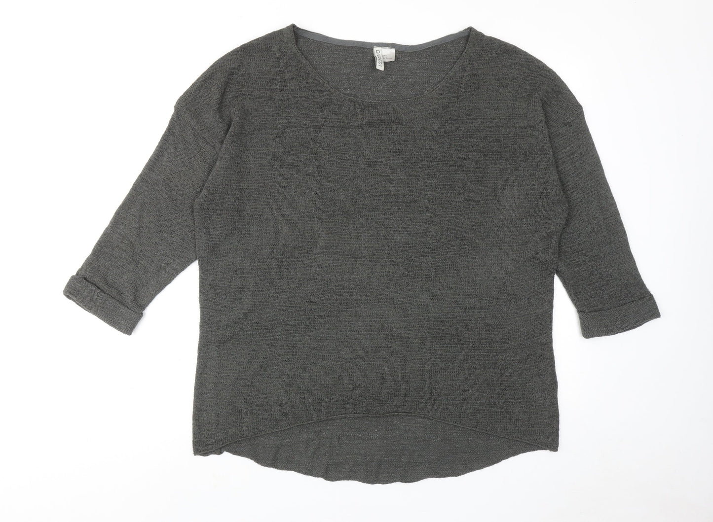 Womens UK Size L H&M Green Pullover Jumper